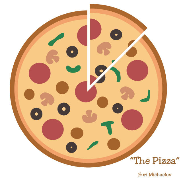 clip art vector pizza - photo #13