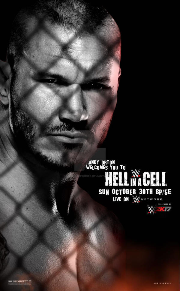 Hell in a Cell 2016 Poster by LunaticDesigner
