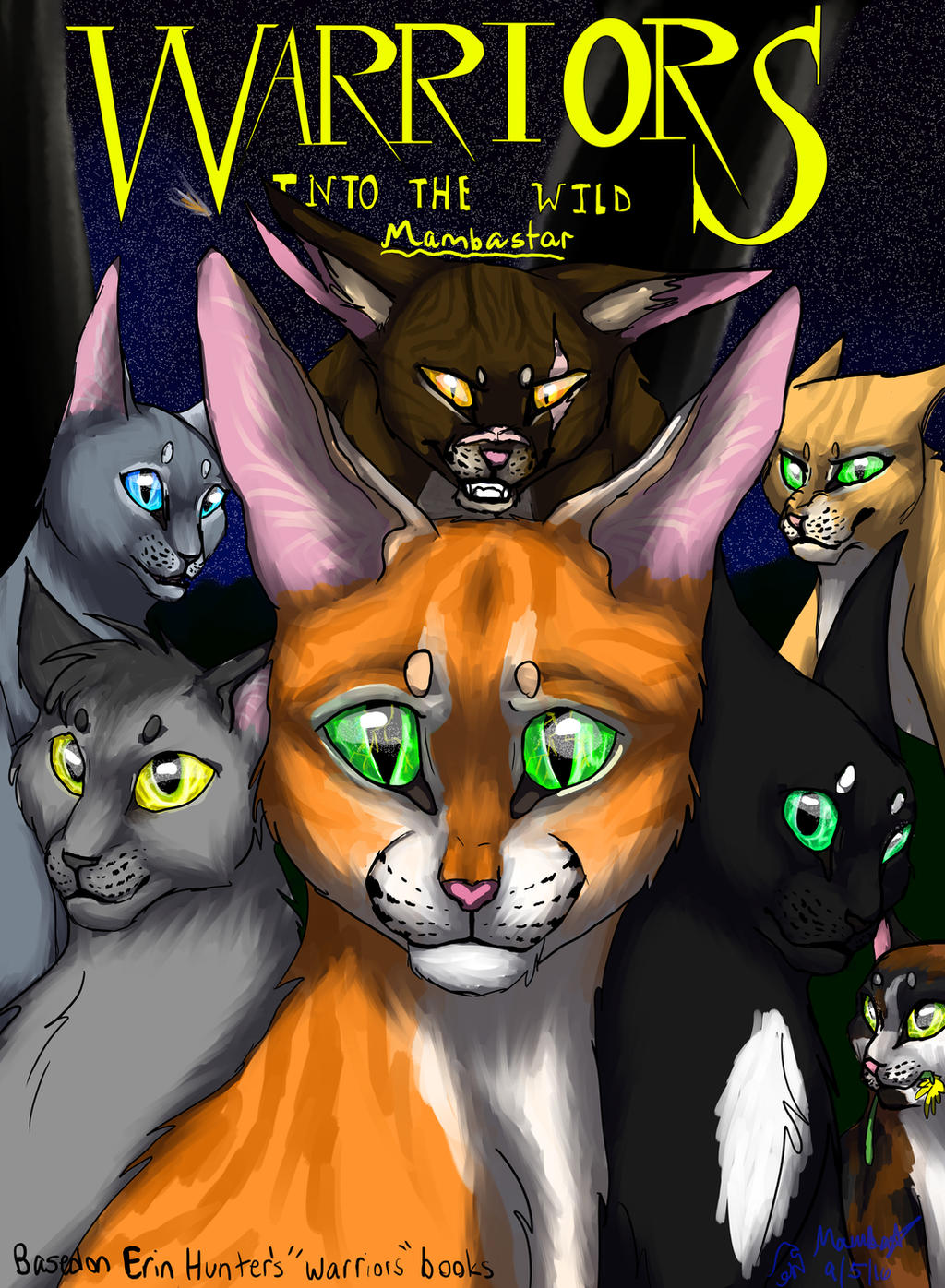 Warriors Into the Wild Comic Cover by Mambastar on DeviantArt