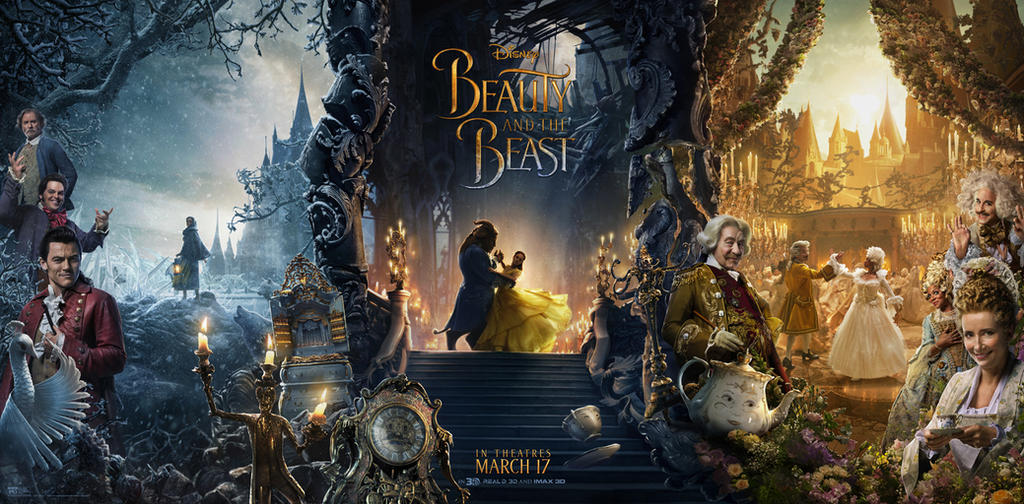 Image result for beauty and the beast banner 2017