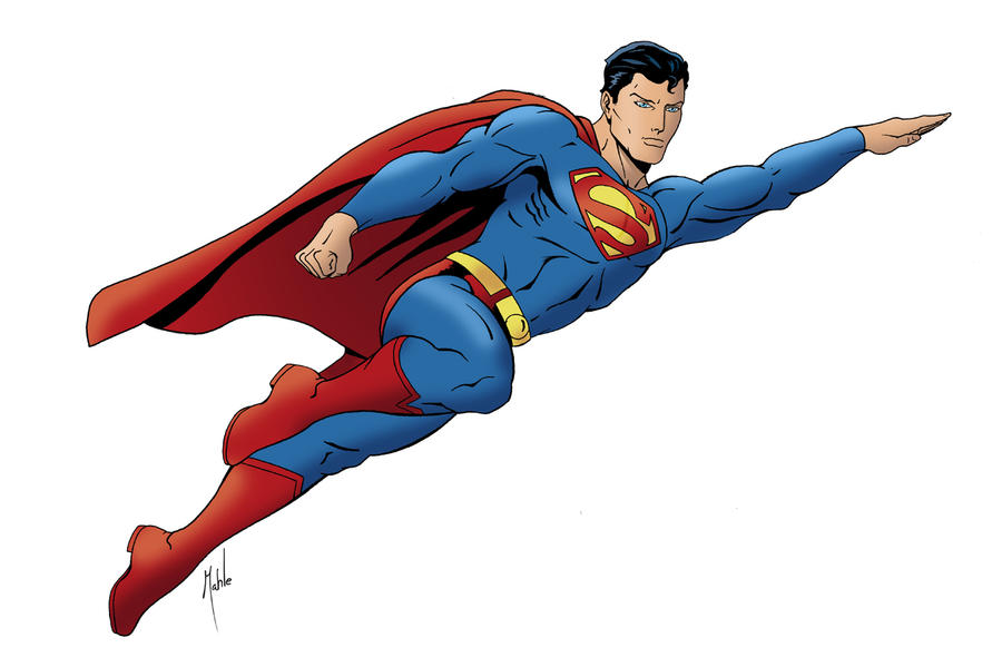 flying superman clipart - photo #9