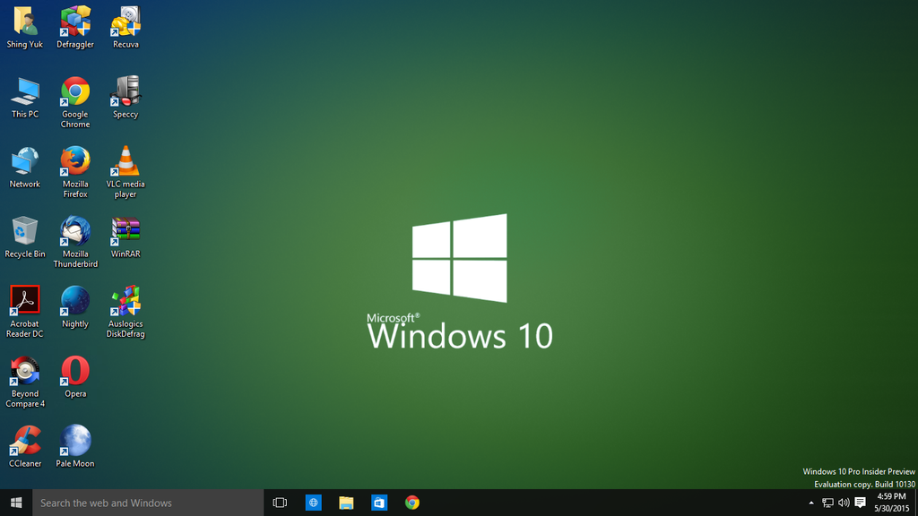 Windows 10 Pro IP Build 10130  Desktop by Shing385629 on DeviantArt