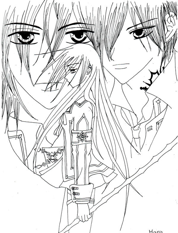 vampire knight guilty coloring pages - photo #15