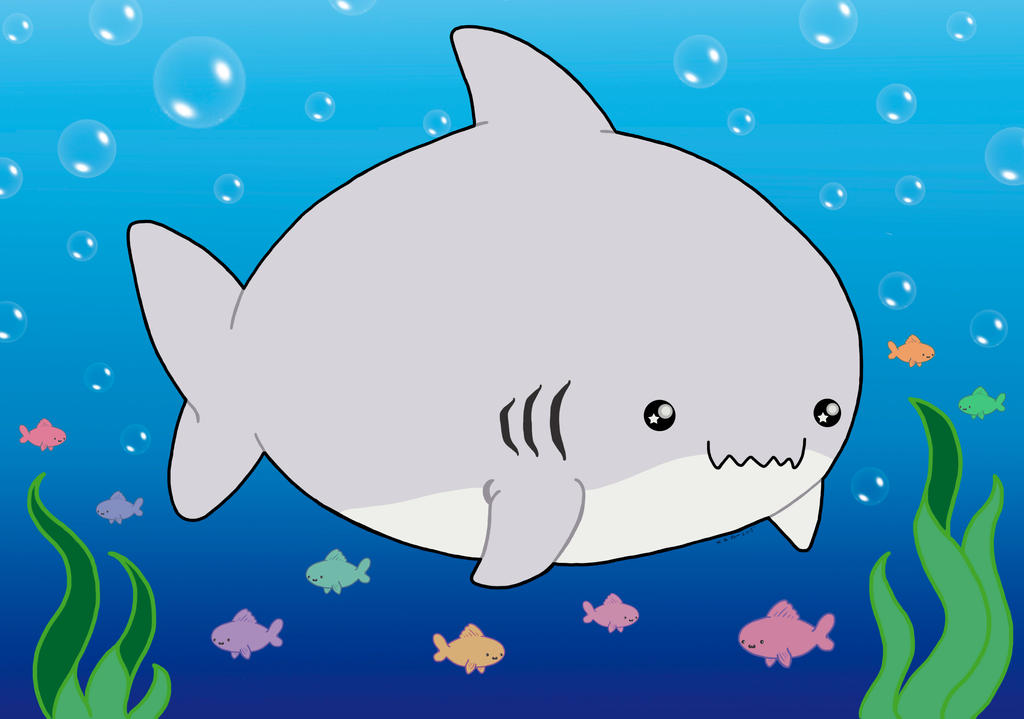 Resultado de imagem para kawaii shark