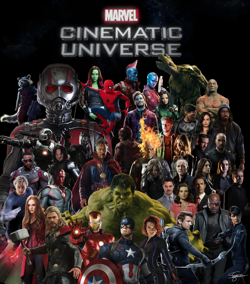 Marvel Cinematic Universe Character Poster by