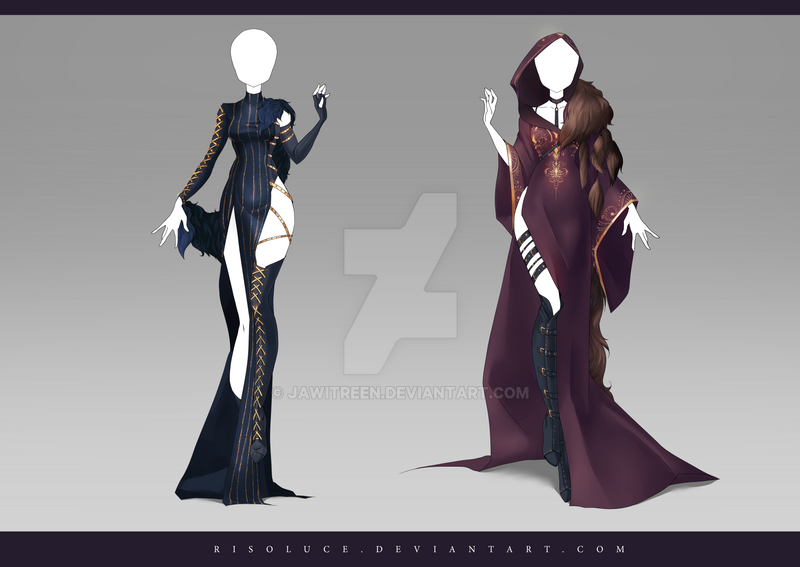 (CLOSED) Adoptable Outfit Auction 183 - 184 by JawitReen