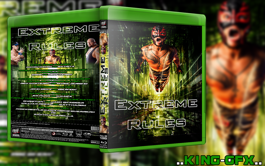 NEW WWE Extreme Rules 2009 BluRay Cover by hohogfx