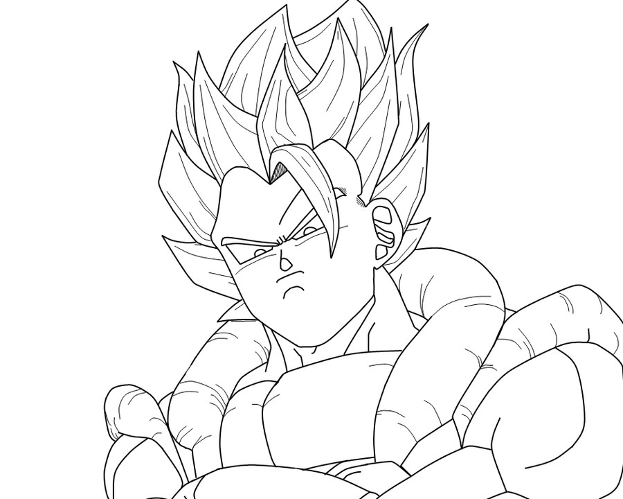 dbz coloring pages fusion - photo #23