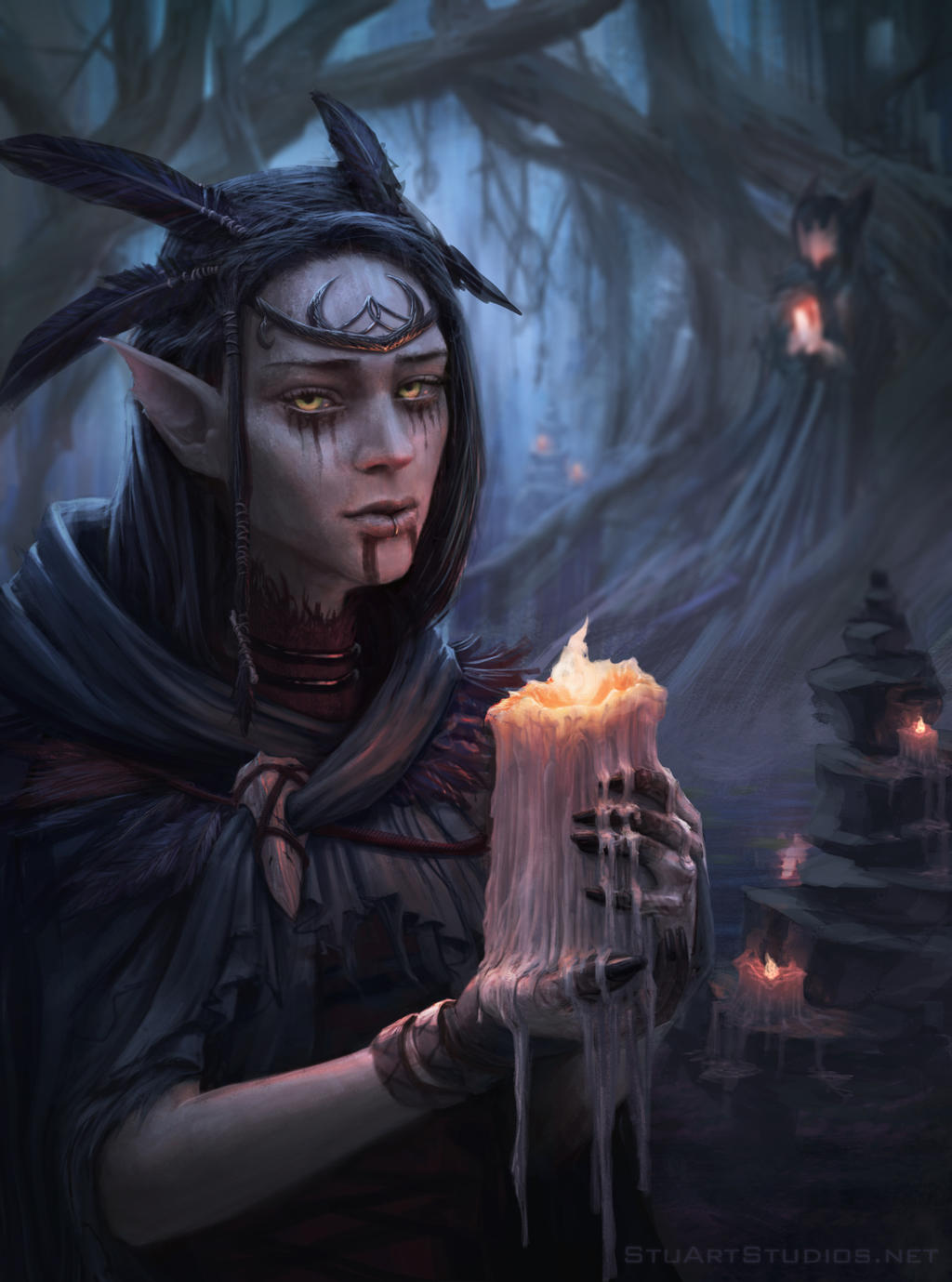 the forest witch by stuartstudios on deviantart