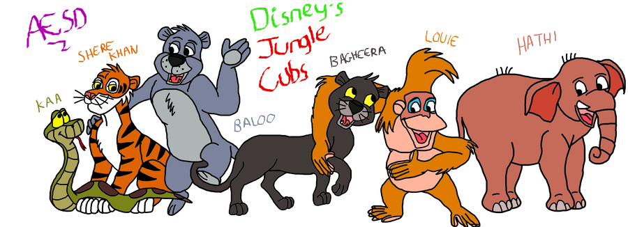 jungle cubs clipart - photo #4