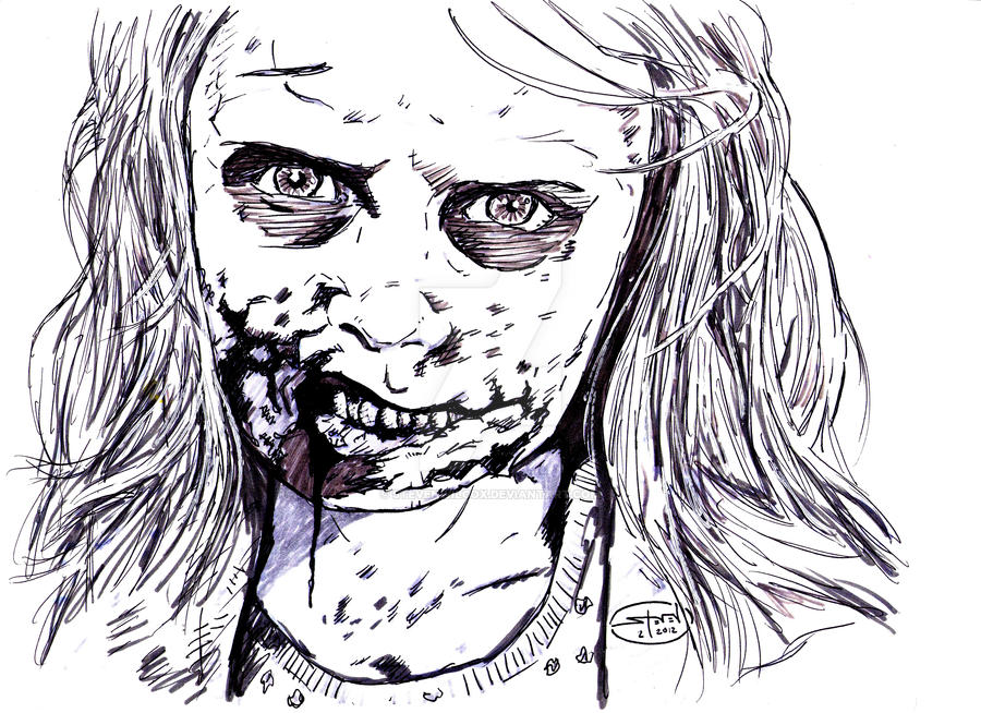 walking dead zombies coloring pages - photo #20