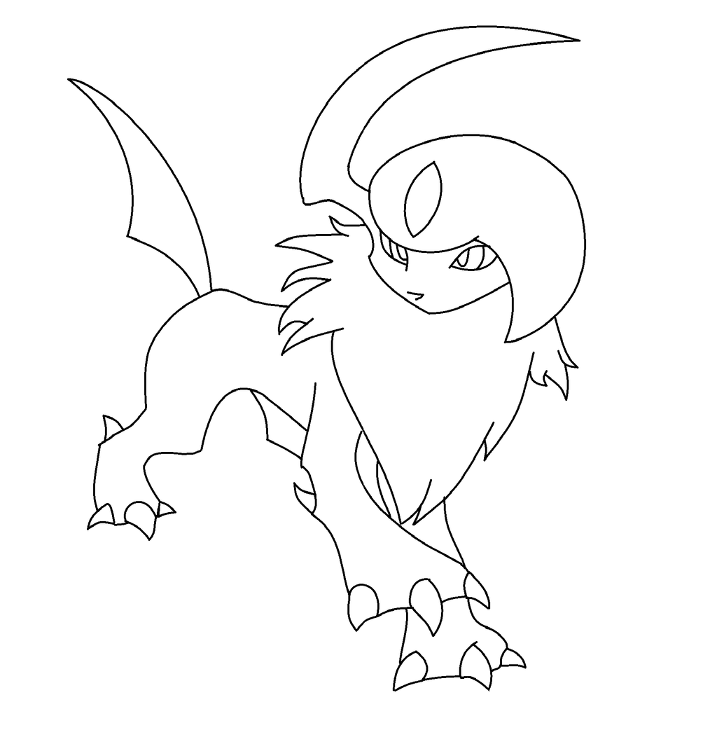 absol pokemon coloring pages - photo #35