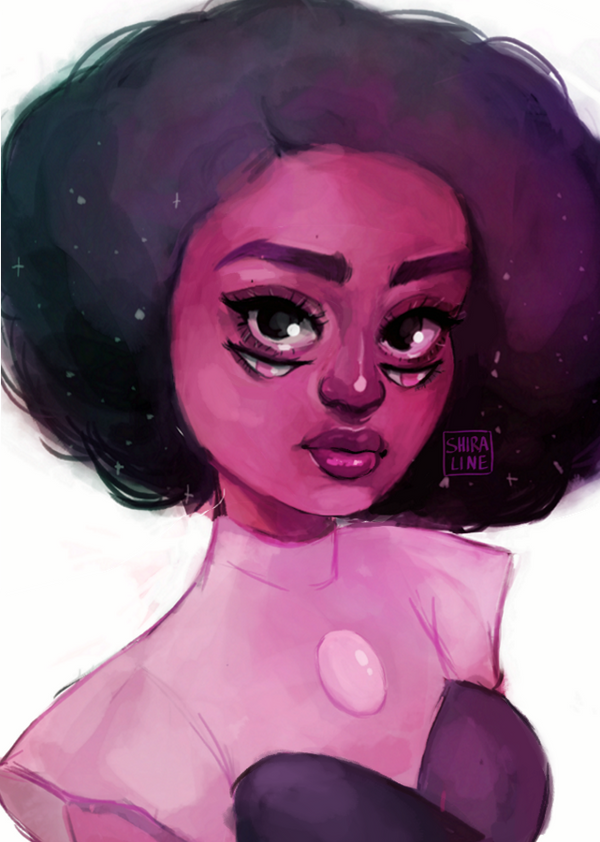 So I finally caught up with all the episodes of Steven Universe and I can't wait to see more! So here's another Off Colors member, this time Rhodonite, cause she's so pretty (tho Paddy is still my ...