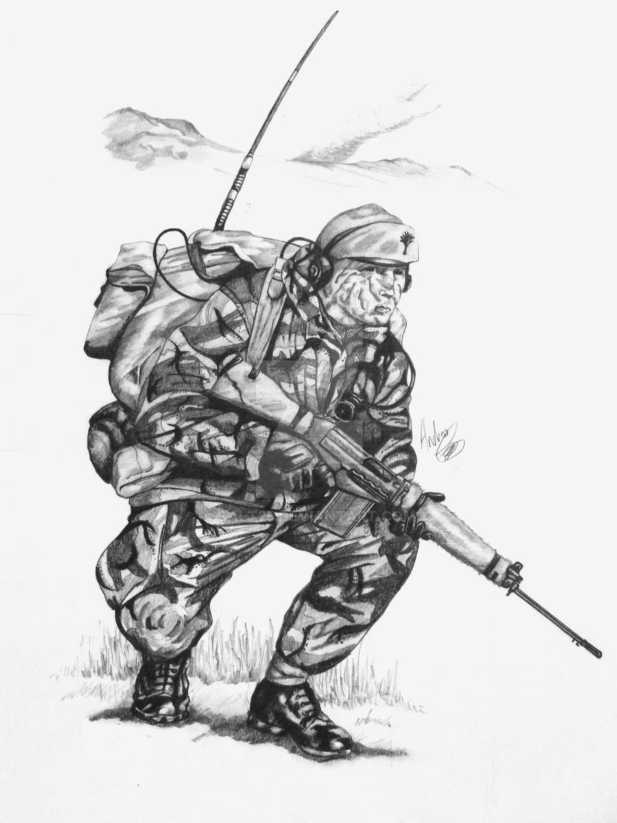 Welsh Guardsman, 1982 by salt25 on DeviantArt