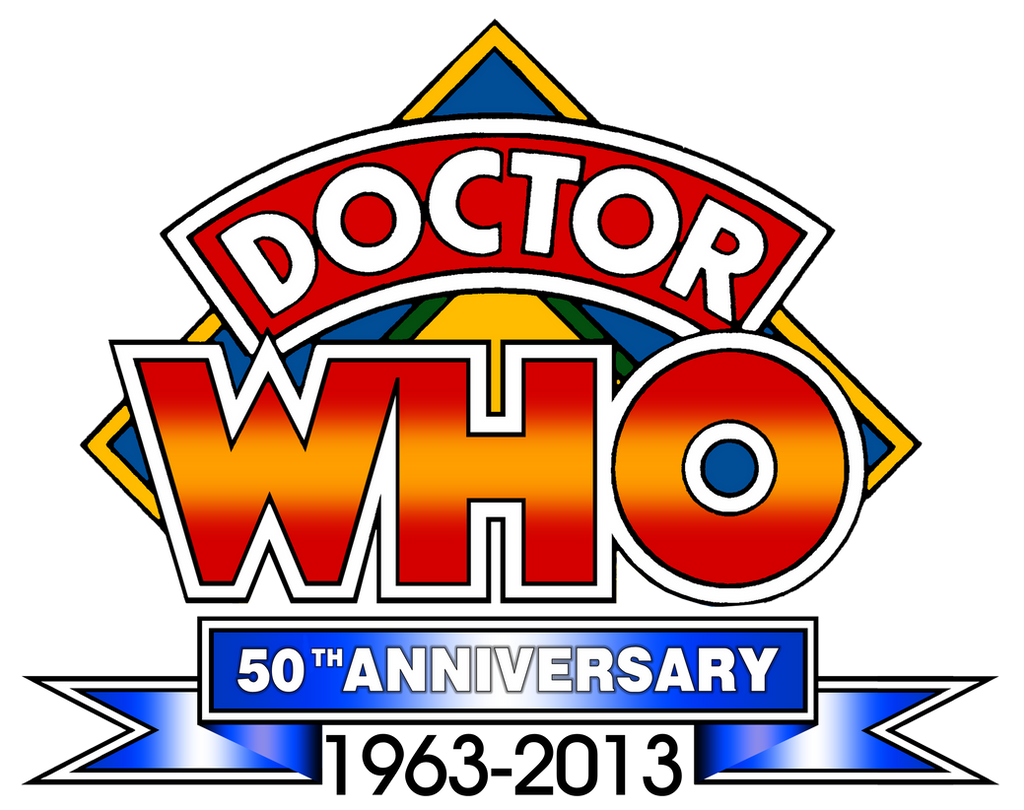 Doctor Who 50th Anniversary Retro Diamond Logo by ...